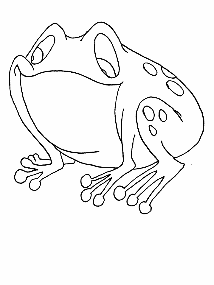 Coloring Pages Frogs