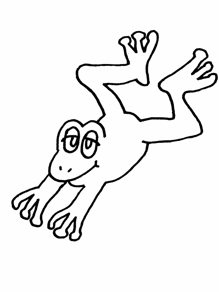 Frog Coloring Page Free