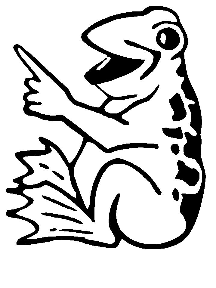 Frog Coloring Pages Free