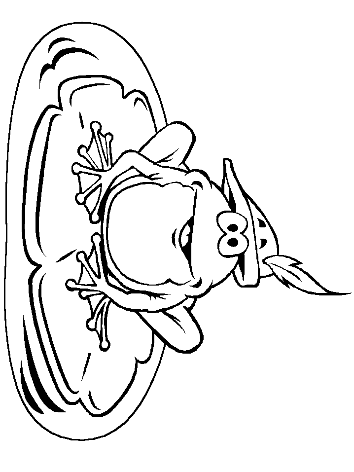 Coloring Pages of Frogs