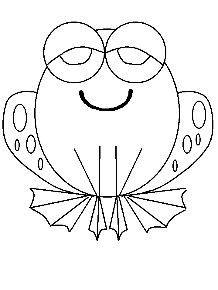 Free Frog Coloring Pages