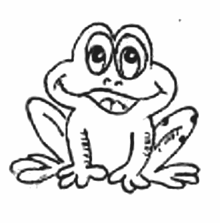 Coloring Page Frog