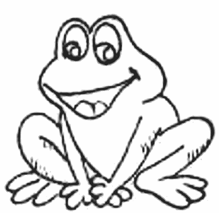 Free Printable Frog Coloring Pages