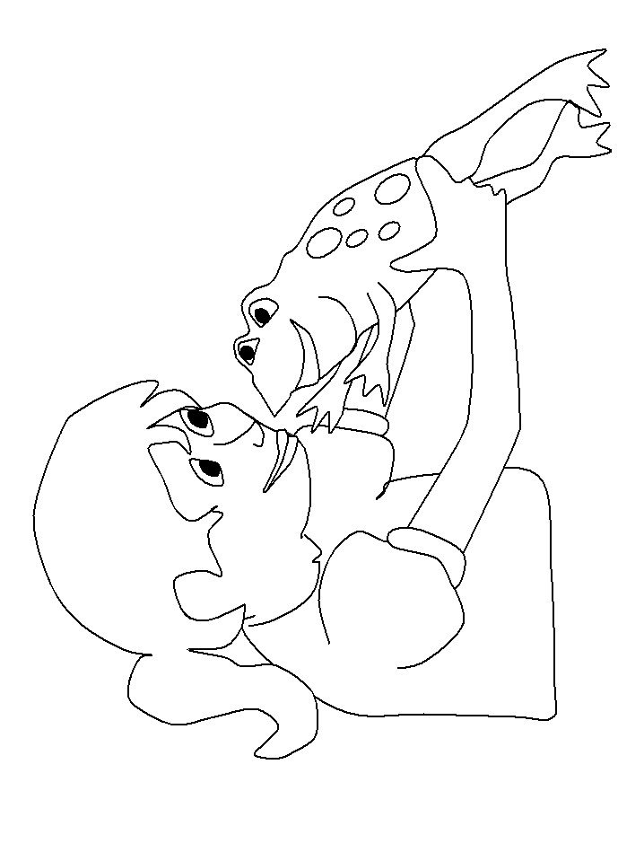 The Princess and The Frog Coloring Pages