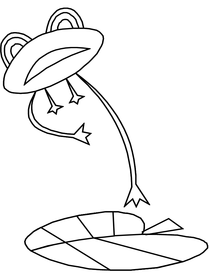 Frog Coloring Pages for Adults