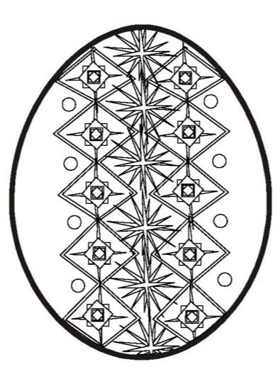 fun easter egg coloring page
