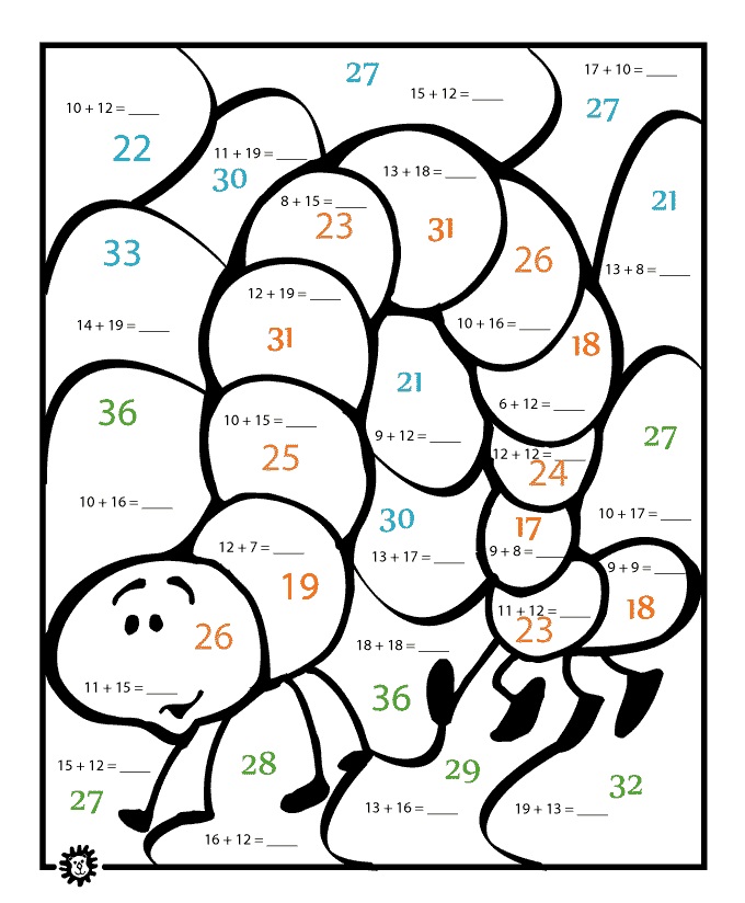 Fun Math Coloring Pages