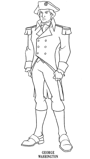 George Washington Coloring Page