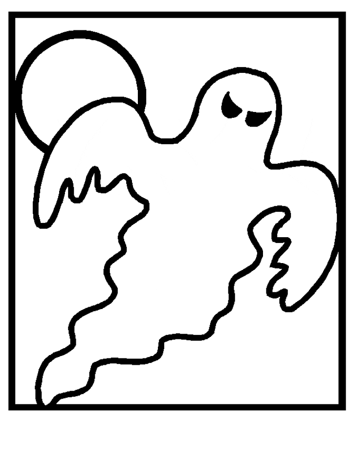 Ghost Coloring Pages