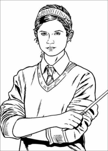 Ginny Harry Potter Coloring Pages