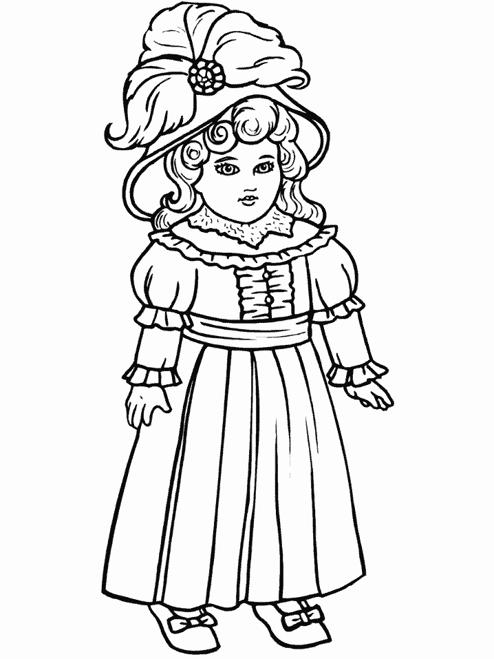 Girl Coloring Pages