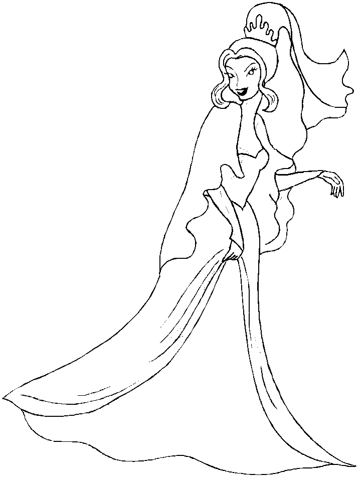 Free Girl Coloring Page