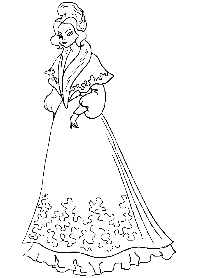 Girl Printable Coloring Pages