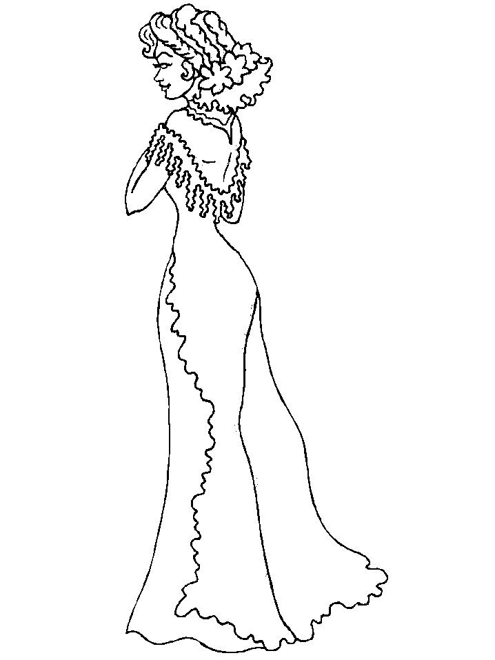 Girl Coloring Page Free