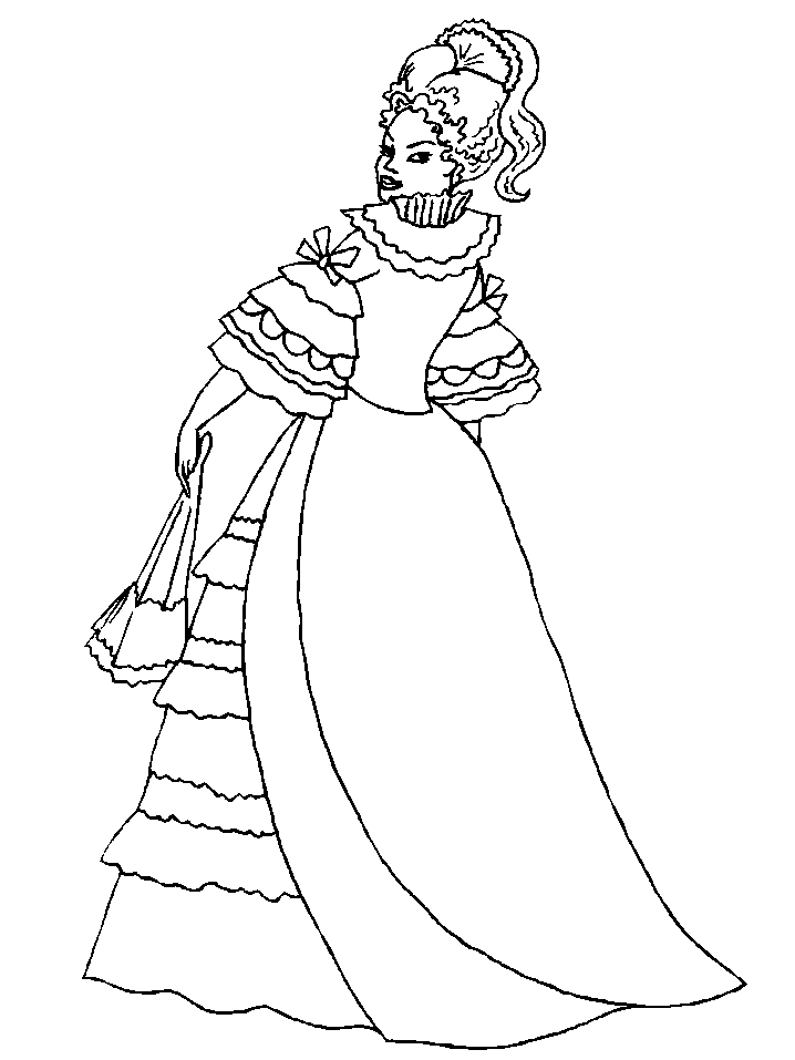 Printable Girl Coloring Pages
