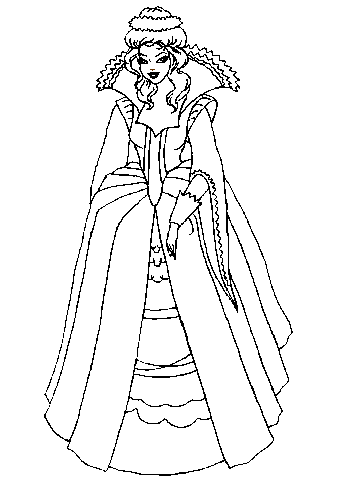 Printable Girl Coloring Page