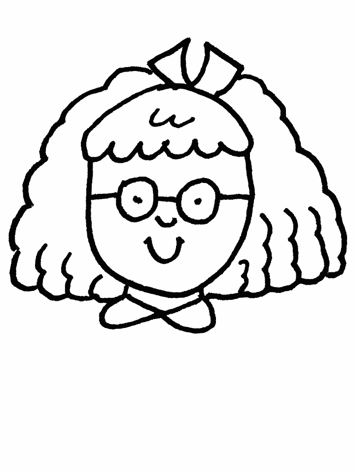 Girl People Coloring Pages
