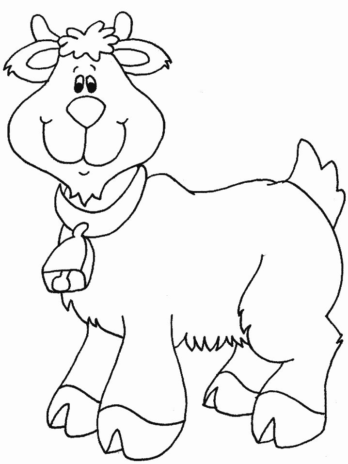 Big Cartoon Goat