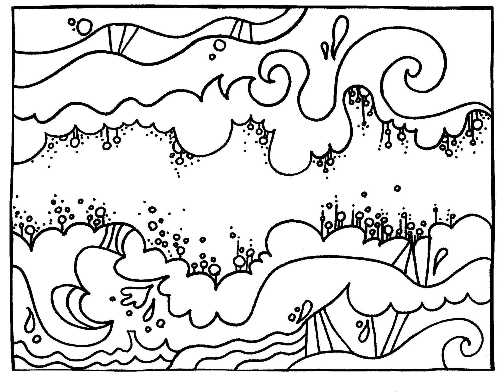 god made winter coloring pages