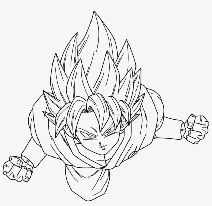 goku coloring page