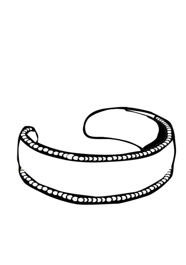 Gold Jewelry Coloring Pages