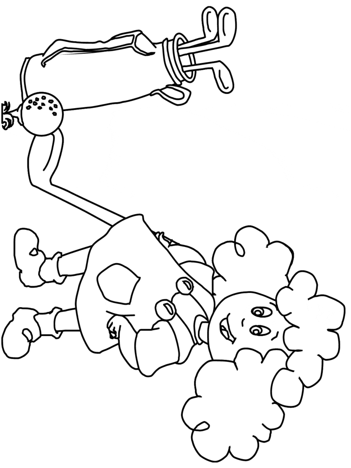 Golf Sports Coloring Pages