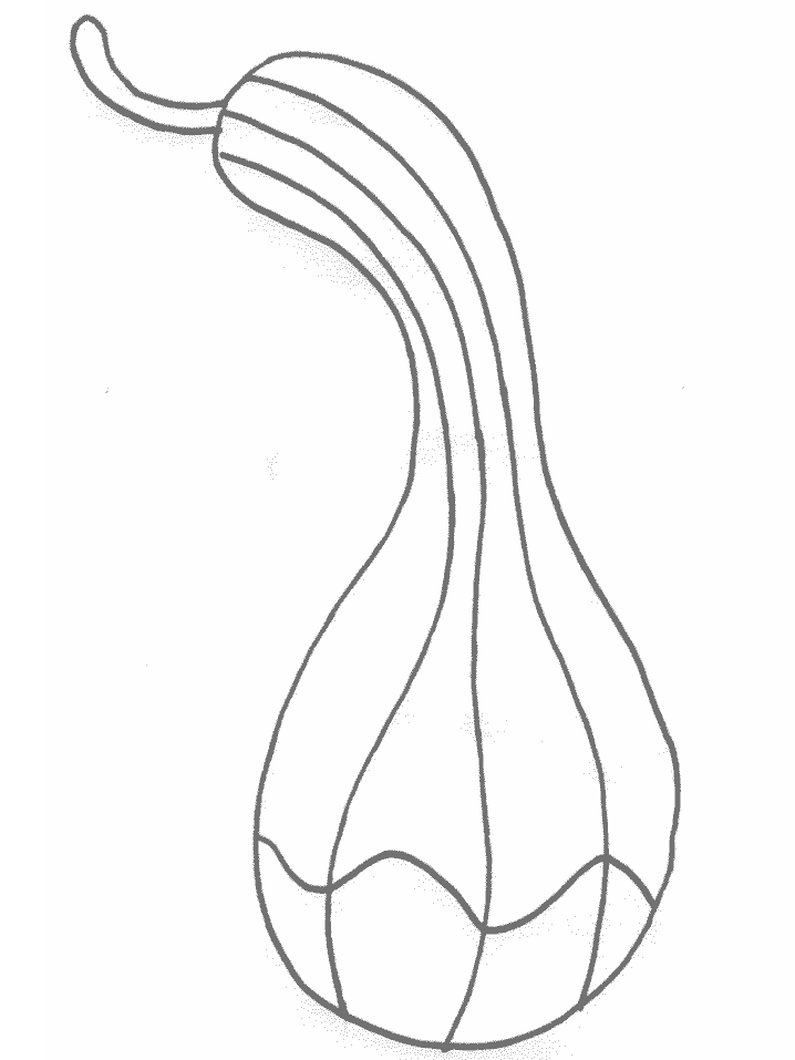 Gourd Fruit Coloring Pages
