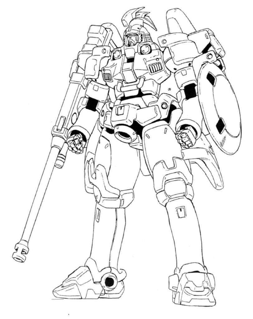 Gundam Coloring Pages Free