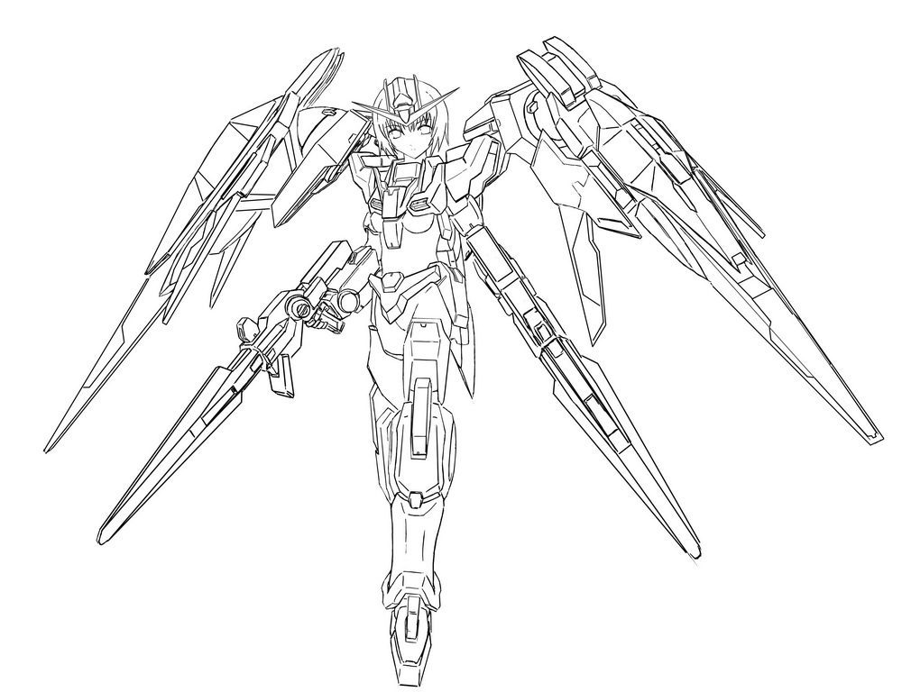 Gundam Armor Coloring Pages