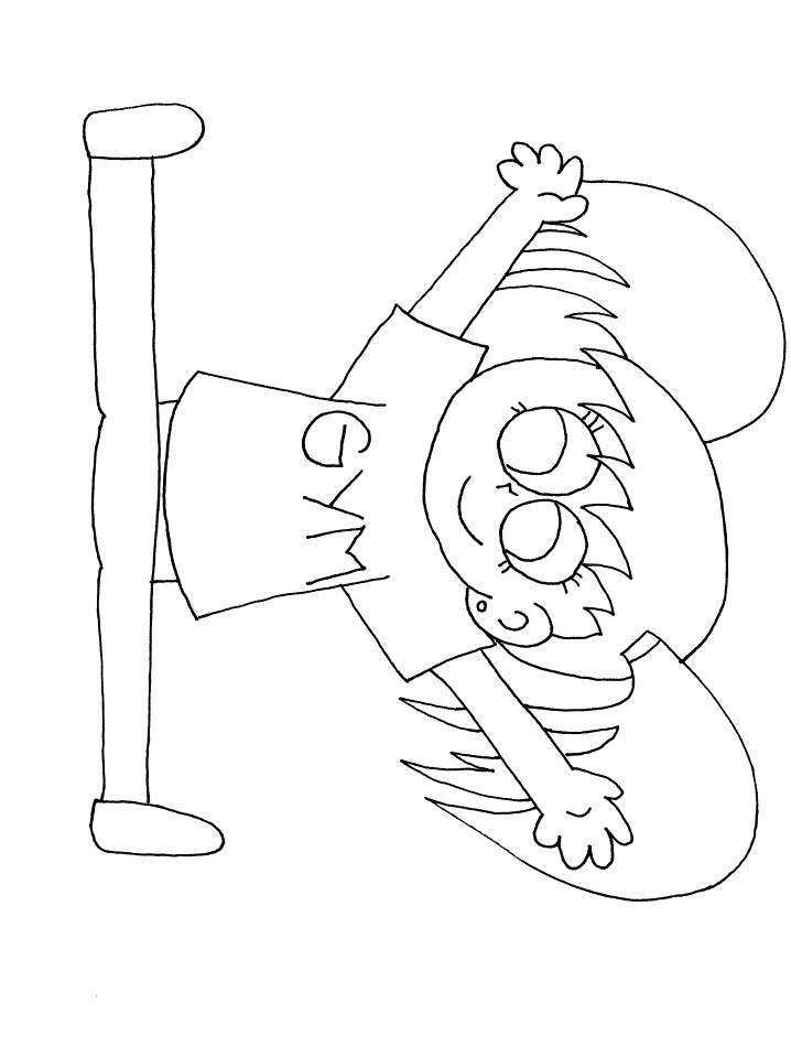 Gymnastics Sports Coloring Pages