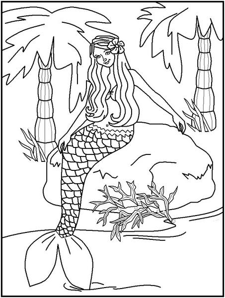 h2o just add water coloring pages