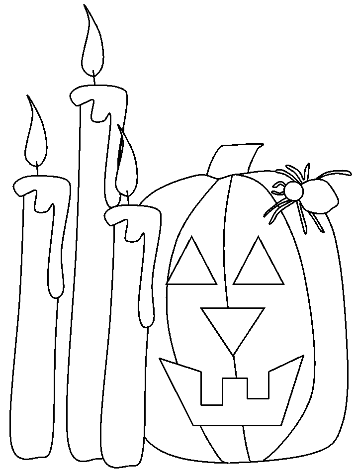 Halloween Pumpkin Coloring Pages