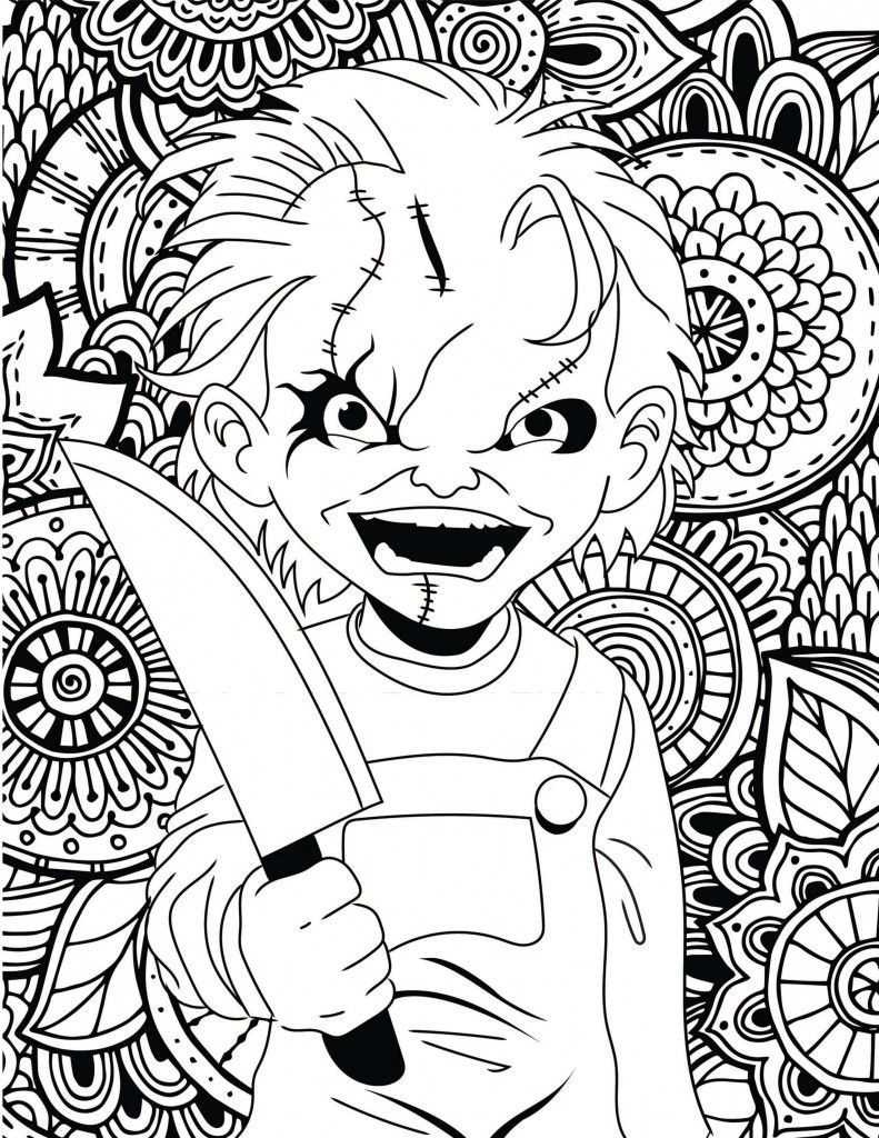 Halloween Movie Coloring Pages