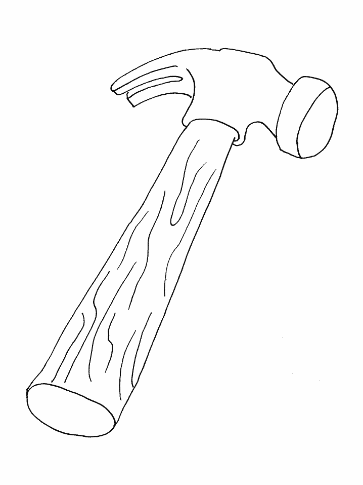 Hammer Construction Coloring Pages