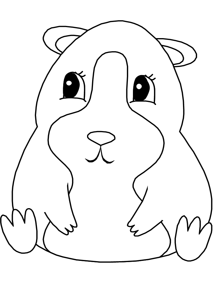 Hamster Coloring Pages