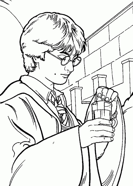 Harry Potter Coloring Pages Free Printable