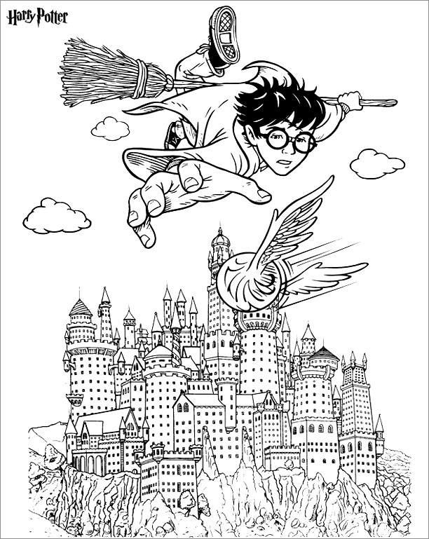 Harry Potter Free Coloring Pages