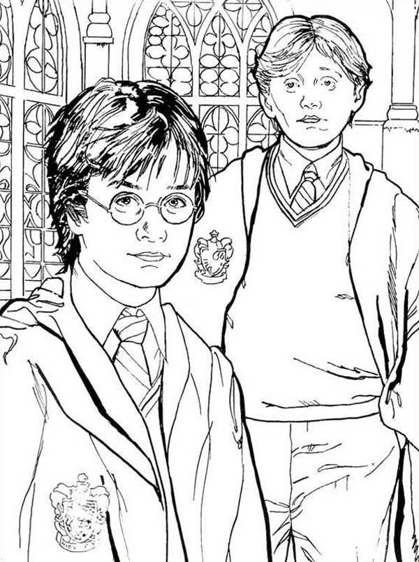 Harry Potter Print Out Coloring Pages