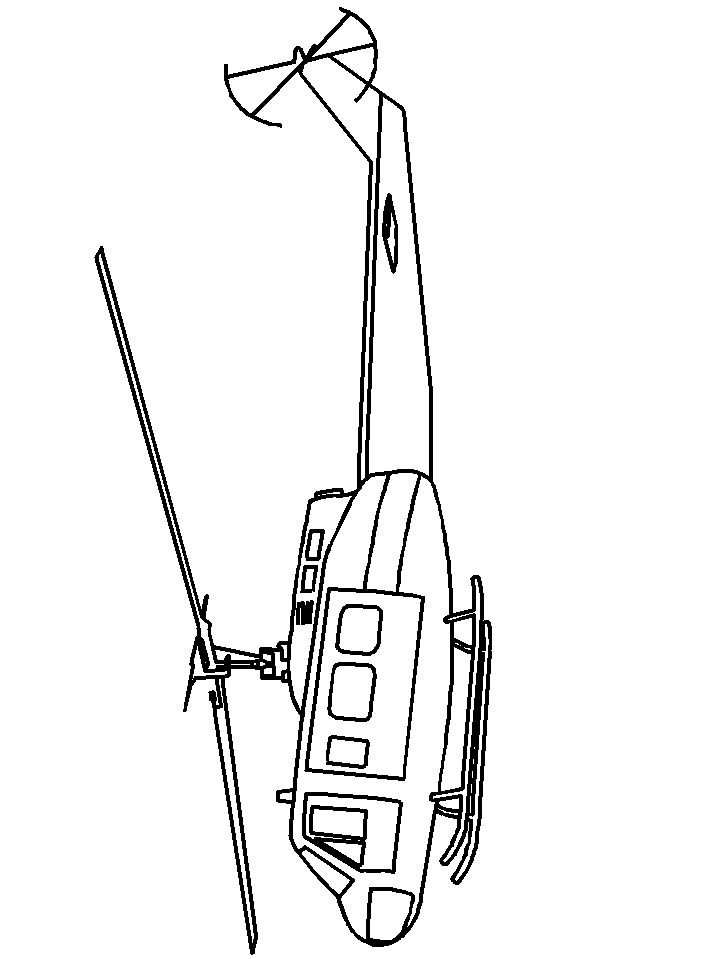 H175 Helicopter Coloring Pages