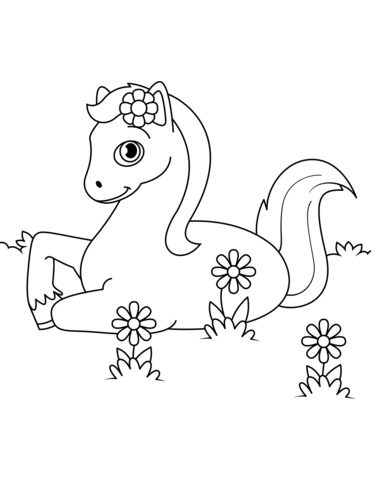 horse coloring pages for teenagers