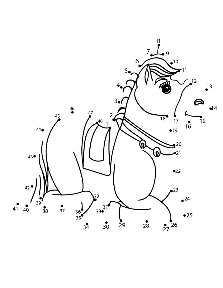horse coloring pages games