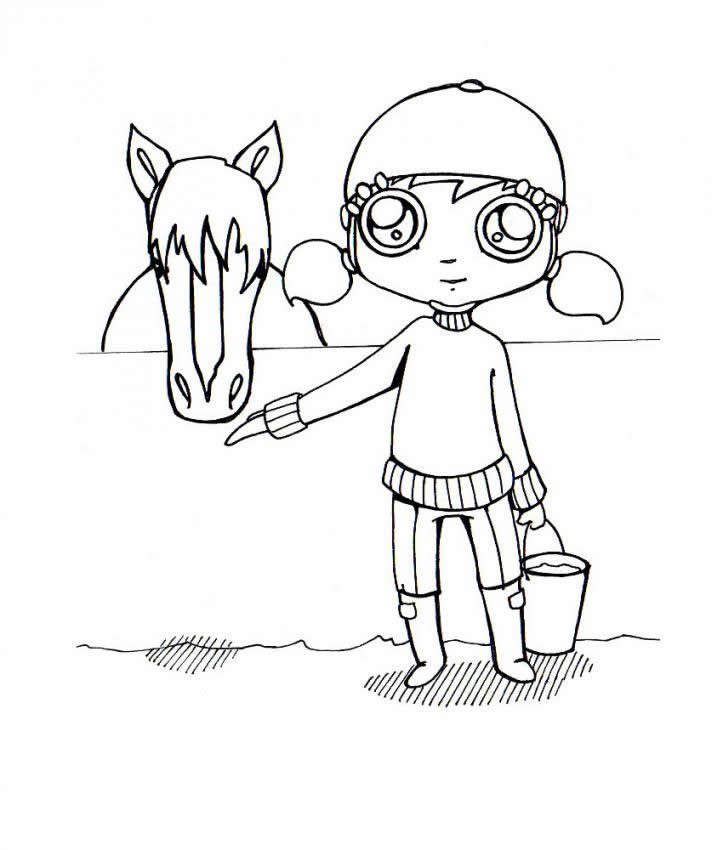 horse coloring pages hello kids