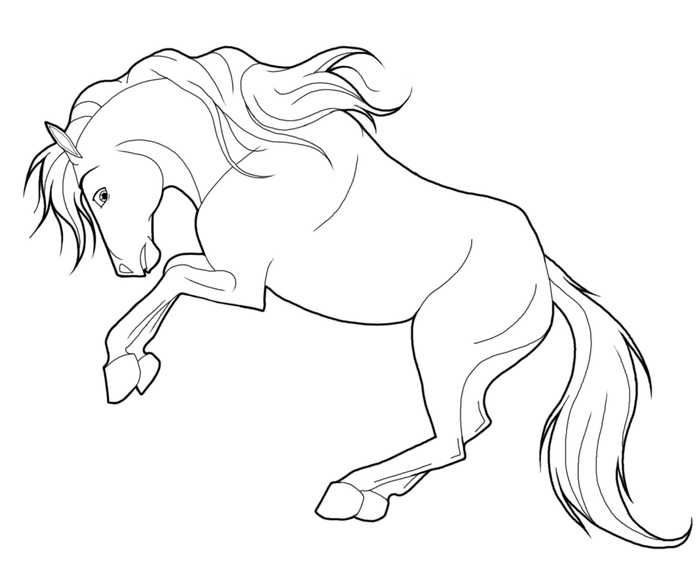 horse coloring pages pdf