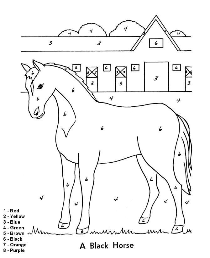horse coloring pages printable games