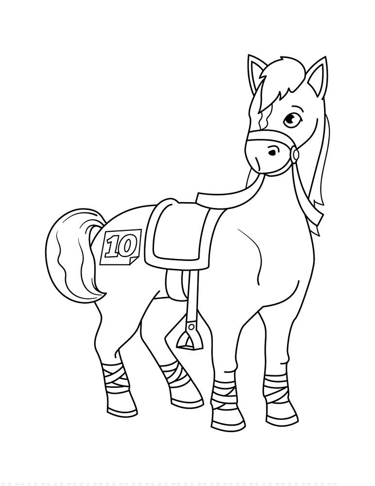 horse coloring pages that you can print