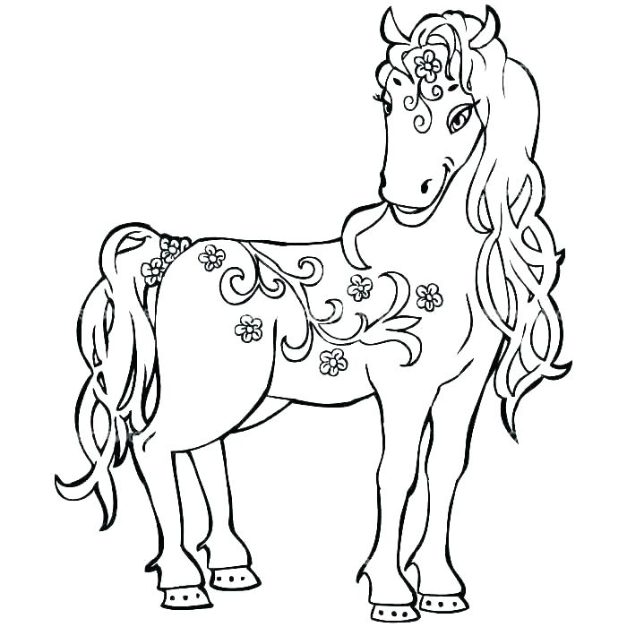 horse coloring pages to color