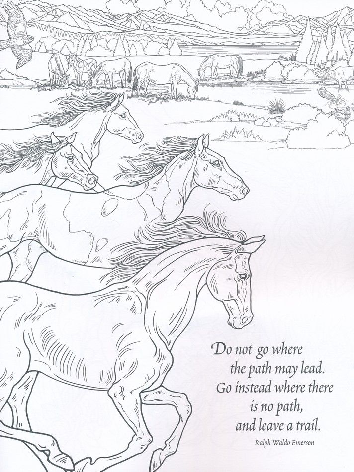 horse quotes coloring pages