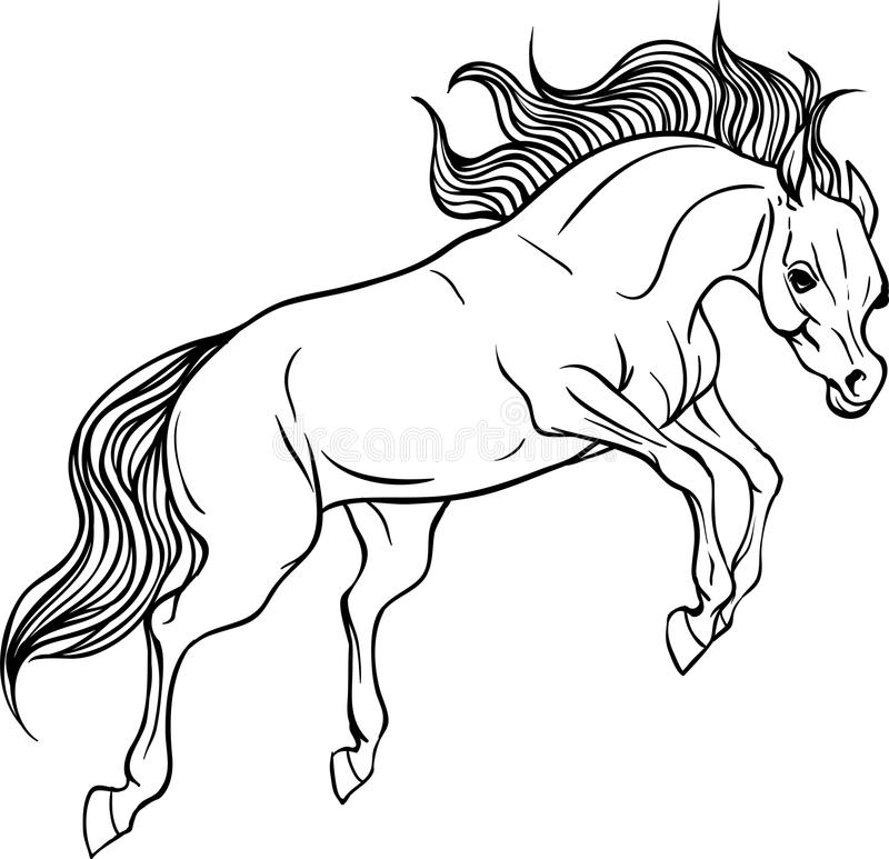 Horse Tattoo Coloring Pages