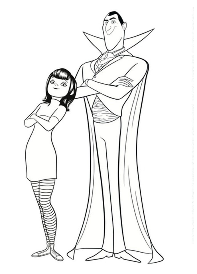 Hotel Transylvania Coloring Page