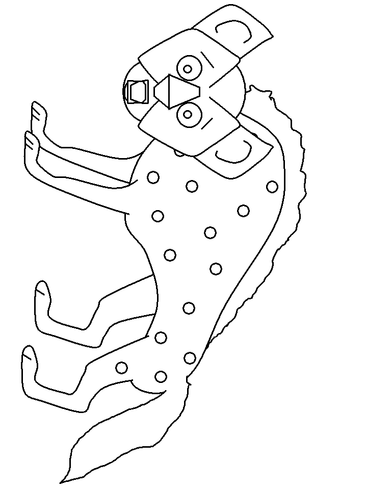 Hyena Coloring Pages